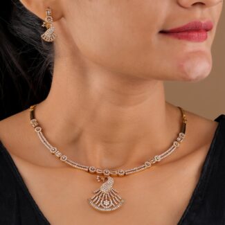 Mayura Grace Peacock Necklace Set