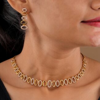 Elara Oval Luxe Necklace Set